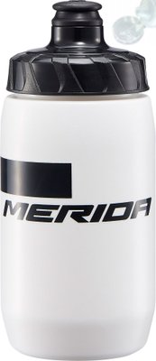 Фляга Merida Bottle Stripe, з кришкою, White/Black, 500 мл 2123003905 фото