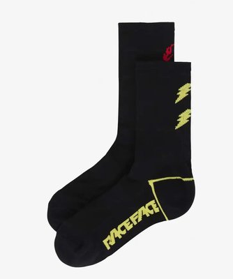 Носки велосипедные RaceFace Fire'n'Lightning 7" Socks (Black) L/XL RFHB105008 фото