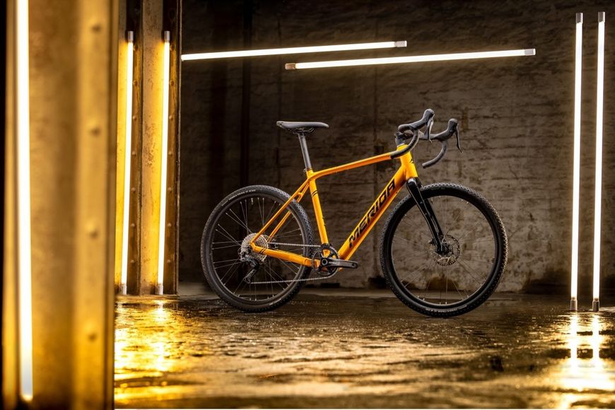 Велосипед MERIDA eSILEX+600, S (49), ORANGE (BLACK) 6110915070 фото