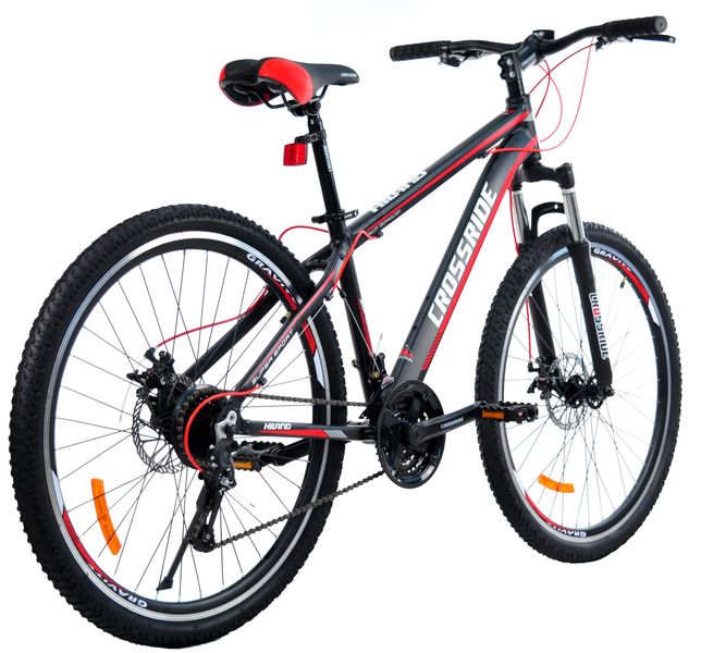 Велосипед CROSSRIDE 27,5 MTB AL "HILAND", 15", Червоно-чорний 0247 фото