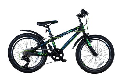 Велосипед Comanche Moto Six, рама 10, черный-зеленый" 28280 фото