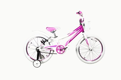 Велосипед Comanche Butterfly W20, рама 9", розовый-белый 28278 фото