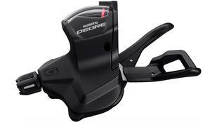 Шифтер Shimano SL-M6000-I DEORE, 2/3 швидкостей, лівий, з індикатором ISLM6000LB фото