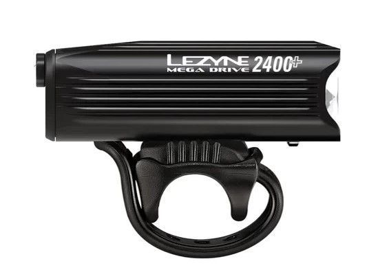 Передний свет LEZYNE MEGA DRIVE 2400+ FRONT, Черный, 2400 люмен 4710582 551628 фото