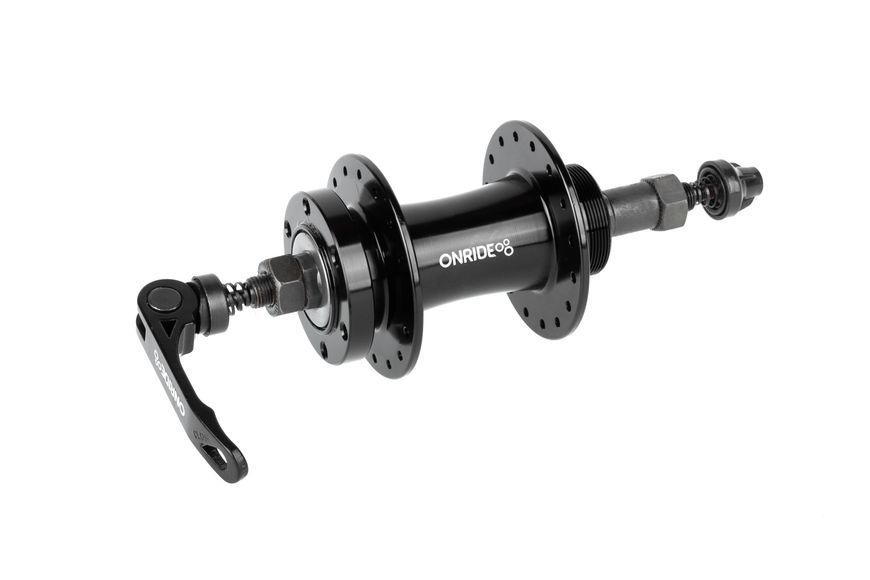 Втулка задняя ONRIDE Hub 10R, под трещотку, 32 отверстия, disc, шарики, 135 QR, черная 2526116104011 фото