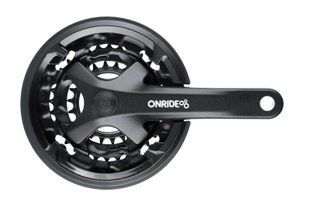 Комплект шатунов ONRIDE Trio 850P, под квадрат, 170 мм, 22-32-42Т, 8 ск., черный 2526116102607 фото