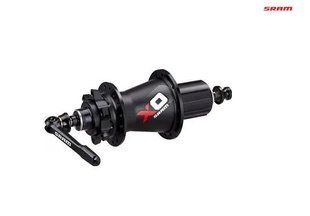 Втулка задняя SRAM X0 MTB 142x12mm QR 32H (Shimano) disc 6 bolt black/red 00.2018.006.006 фото