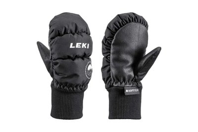 Перчатки горнолыжные LEKI HS Little Eskimo Mitt Short black 2 650 802401 020 фото