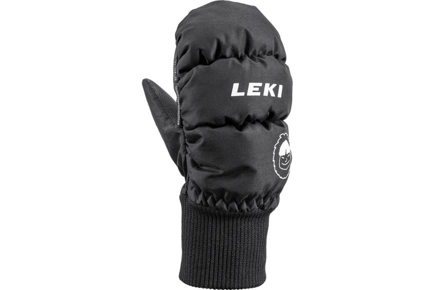 Перчатки горнолыжные LEKI HS Little Eskimo Mitt Short black 2 650 802401 020 фото