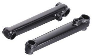 Комплект шатунів Kenli KL-8800S-E 175 для BMX, Cr-Mo, під 19 мм * 48Т, право та лівосторонні, чорний KL-8800S-E фото
