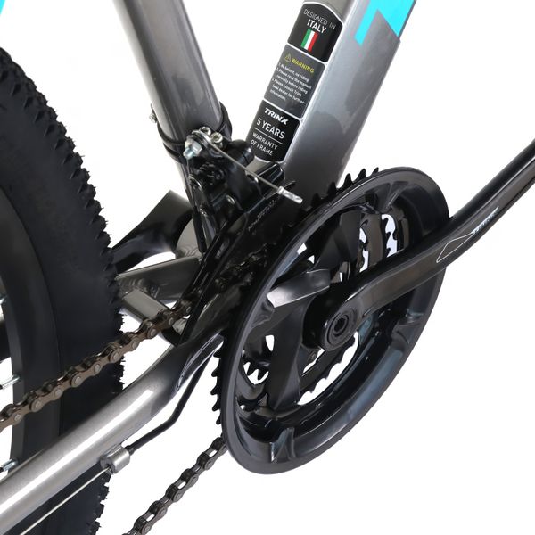 Велосипед 27.5" Trinx M116 Elite рама 20" 2022 серый 10700174 фото