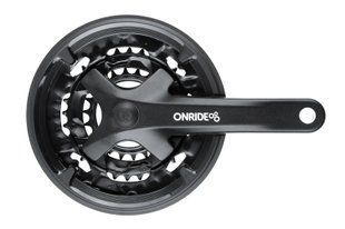 Комплект шатунов ONRIDE Trio 920P, под квадрат, 170 мм, 22-32-44Т, 9 ск., черный 2526116102605 фото
