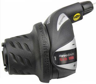 Шифтер Shimano RevoShift SL-RS36, 3 скорости (SIS-индексный), левый, трос ESLRS36LSBP фото