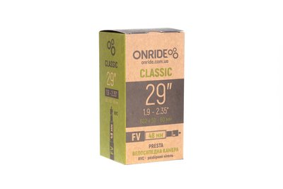 Камера ONRIDE Classic 29"x1.9-2.35" FV 48 RVC, разборный ниппель 6936116101309 фото