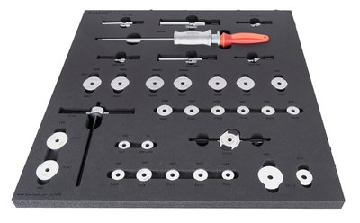 Набір для випресування та запресування підшипників Unior Tools Bearing service tool tray for 2600E RED 628676-SET-2600E-US фото