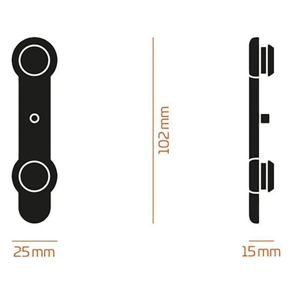 Фляга з конектором та базою FIDLOCK TWIST bottle 450мл, чорний 4251207 403088 фото
