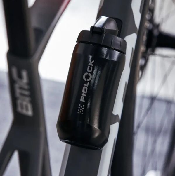 Фляга з конектором та базою FIDLOCK TWIST bottle 450мл, чорний 4251207 403088 фото