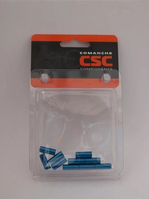 Набор наконечников переключения SCS End Cup SH 4, AL, CNC, 4MM, 10PC, синий CC100395 фото