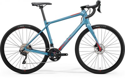Велосипед MERIDA SILEX 4000, M (50) MATT STEEL BLUE (GLOSSY RED) A62111A 00807 фото