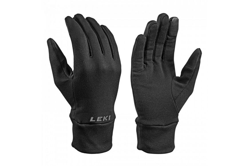 Перчатки горнолыжные LEKI Inner glove mf touch black 7,5 649 814301 075 фото