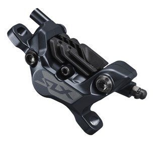 Каліпер гідравлічних гальм Shimano BR-M7120 SLX, монтаж РМ160мм, колодка N03A/Fin полімер IBRM7120MPRF фото