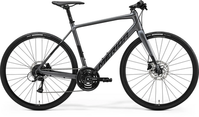 Велосипед MERIDA SPEEDER 100, M, SILK DARK SILVER (BLACK), 2024 A62411A 00064 фото