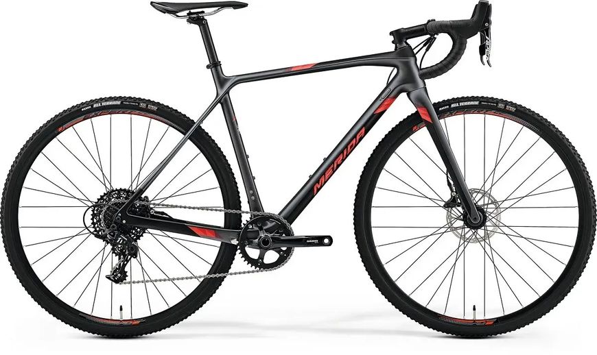 Велосипед MERIDA MISSION CX 5000 L (56cм) SILK SILVER (RED) 6110782398 фото