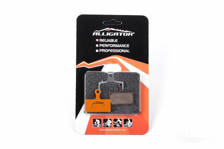 Гальмівні колодки Alligator для Shimano M985/M785/M666, органічні HK-VX055-DIY+ фото