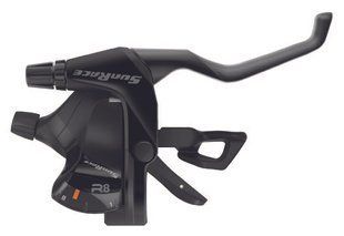 Моноблок SunRace F803, правый, 8 скоростей, совместим с V-Brake STF803.R800.0S0.BX фото