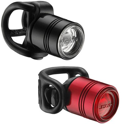 Комплект світла Lezyne Femto Drive Pair, (15/7 lumen), чорний/червоний Y13 4712805 980192 фото