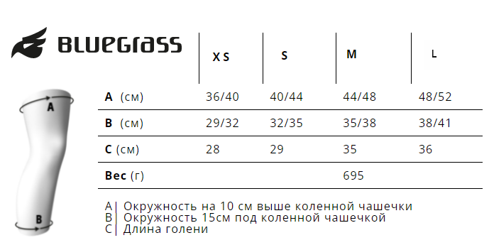 Захист коліна дитячий BLUEGRASS Big Horn Knee/Shin Junior, XS (36-40cm) 3PP 003 CE00 XS 20 фото