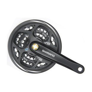 Шатуны Shimano FC-M311, 170мм, 42X32X22, защита звезд EFCM311C222CL фото