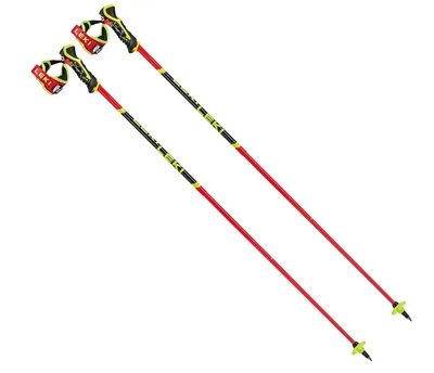 Палки горнолыжные Leki Venom SL 3D bright red-black-neonyellow 120 cm 652 676921 120 фото