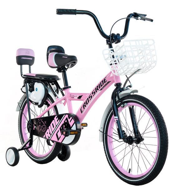 Велосипед CROSSRIDE BMX ST DOLFIN 16", Рожевий 0582 фото