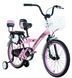 Велосипед CROSSRIDE BMX ST DOLFIN 16", Рожевий 0582 фото 2
