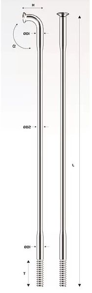 Набор спиц Pillar Duo 272MM 38PC, черный (1800010) 1800010 фото
