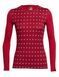 Термофутболка с длинным рукавом Icebreaker Oasis LS Crewe Align WMN oxblood/snow M 103 478 601 M фото 1