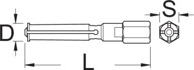 Цанга для випресування підшипників 22 - 28 Unior Tools Arm for 689/2BI 623093-689.1/4 фото
