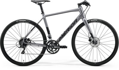 Велосипед MERIDA SPEEDER 200, L (56), SILK DARK SILVER (BLACK) A62211A 00342 фото