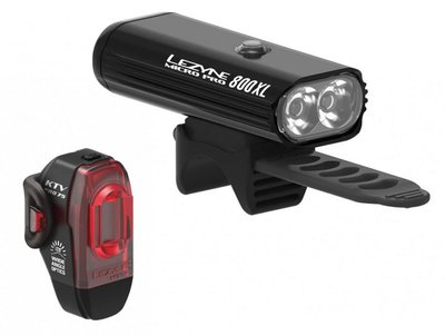 Комплект світла Lezyne Micro PRO 800XL / KTV PRO, (800/75 lumen), чорний Y13 4712806 002565 фото