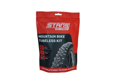 Набор для бескамерной конверсии Stan`s Mountain Tubeless Kit 27 мм (лента 21мм, ниппеля 44мм, герметик 200мл) AS0193 фото