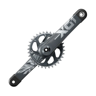 Шатуны Sram X01 Eagle Boost 148 DUB Direct Mount 32T X-sync 2 Chainring Lunar Polar Black 00.6118.603.013 фото