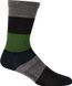 Термошкарпетки Icebreaker City UltraLite Stripey Crew MEN metro/jet/grass/nova L (45-46) 100 113 H54 L фото 1