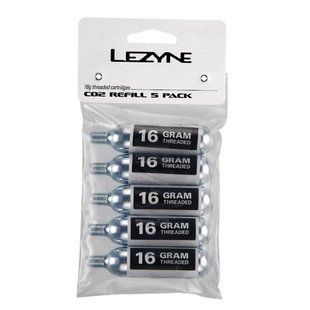 Набір змінних балонів Lezyne CO2, 16G, (5шт) 4712805 974368 фото