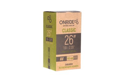 Камера ONRIDE Classic 26"x1.9-2.35" AV 48 6936116101302 фото
