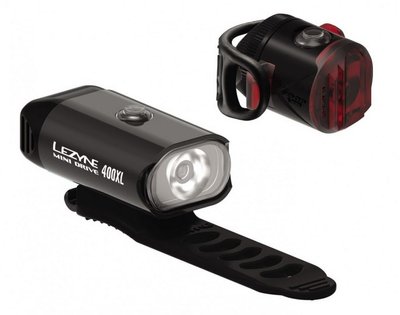Комплект света Lezyne Mini Drive 400 / Femto USB Drive Pair, (400/5 люмен), черный Y13 4712806 002503 фото