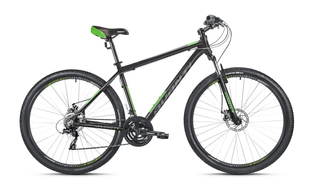 Велосипед Avanti Sprinter disk, LockOut XL, Black and green AVT-621-05 фото