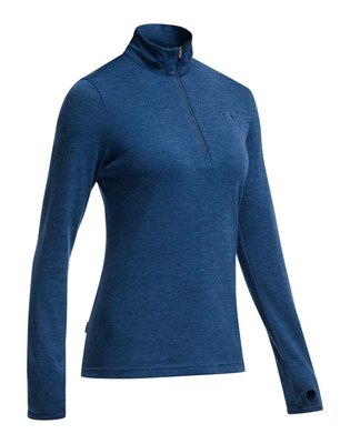 Термокофта Icebreaker Original LS Half Zip WMN equinox hthr L 100 566 401 L фото