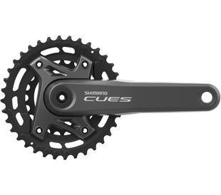 Шатуны Shimano CUES FC-U6000-2, встроенная ось, 175мм, 36x22T, CL-48.8мм (9/11 шв), без каретки EFCU60002EX62 фото