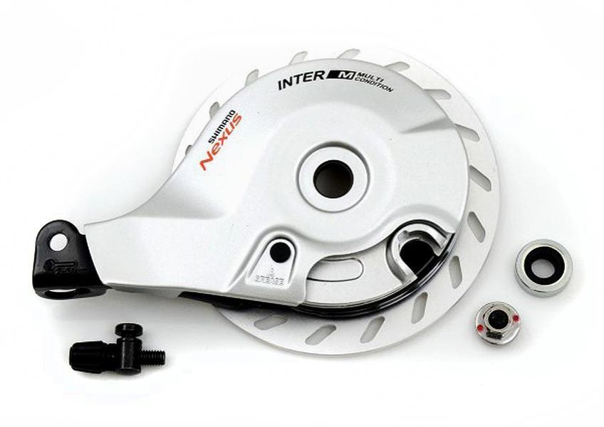 Гальмо ролерне Shimano BR-C3000-R Nexus, ротор 122 мм, 8,2мм, 3/8, заднє EBRC3000RB2 фото